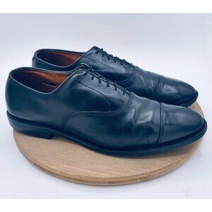 Allen Edmonds Park Avenue Shoes Mens 12 C Black Leather Cap Toe Oxfords